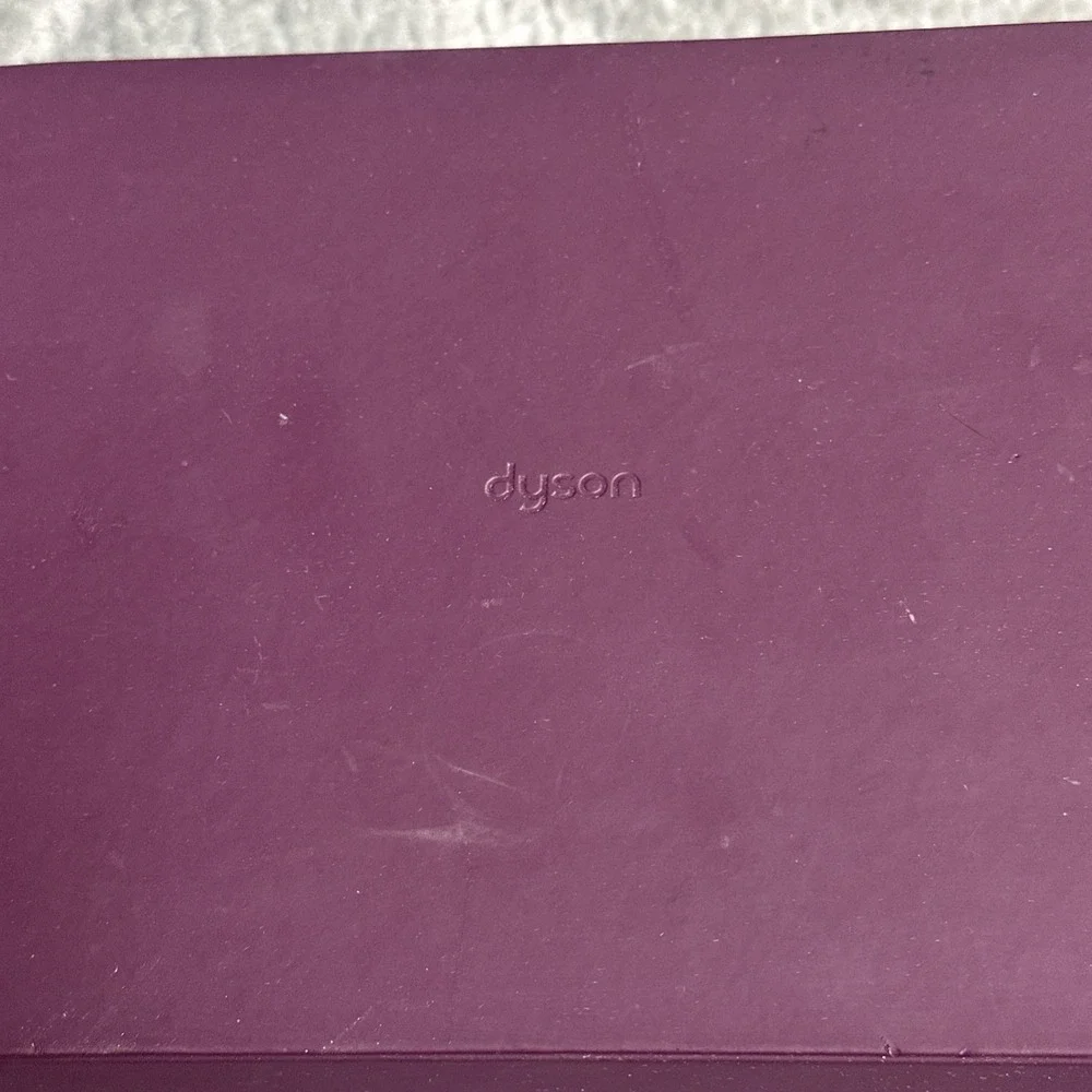 Dyson Airwrap Styler Faux Leather Large Storage Hard Box Purple Case‎ Only